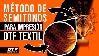 🟠 SEMITONOS para IMPRESIÓN DTF en PHOTOSHOP ✅ TÉCNICA 2024  🟠DTFMEXICOMX [upl. by Highams]