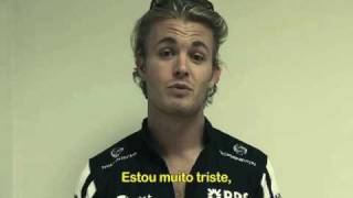 Nico Rosberg lost his helmet in Brazil [upl. by Vitek]