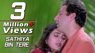 Sathiya Bin Tere Dil Maane Na  Himmat 1996  Tabu Sunny Deol  Roamntic Song [upl. by Uwton]