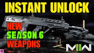 INSTANT UNLOCK THE NEW SEASON 6 WEAPONS  QUICKEST SOLO UNLOCK MODERN WARFARE 2 [upl. by Jenine]