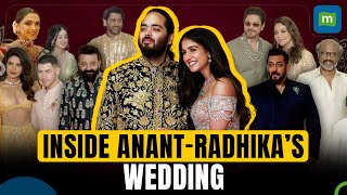 AnantRadhika Wedding  Star Studded Ambani Wedding [upl. by Thesda]