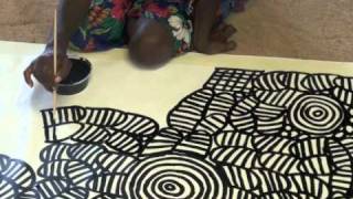 Aboriginal Artist Betty Mbitjana 0856 [upl. by Acinoev278]