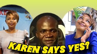 KAREN NYAMU SAID YES YO NURU OKANGAS PROPOSALNURU GIFTED MONEY BY KAREN NYAMU [upl. by Asen]