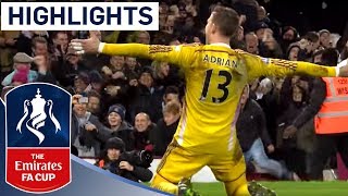 Full Shootout  West Ham 22 98 Pen Everton 201415 FA Cup R3  Goals amp Highlights [upl. by Nawad]