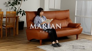 【人気ソファ】ハイバックの本革ソファ「マリアン」ソファ選び 関家具 [upl. by Ethban]