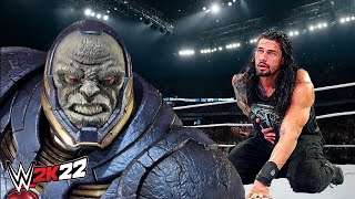 Roman Reigns vs Darkseid WWE 2K22 [upl. by Eanar]