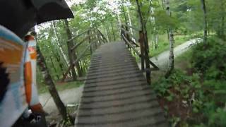 Downhill mountain bike bromont piste 7 [upl. by Odranar]