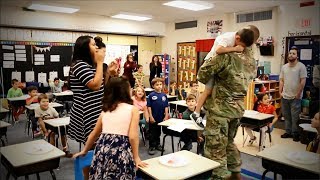 Soldiers Homecoming 😭 Soldiers Surprise Their Kids Epic Life [upl. by Egarton]