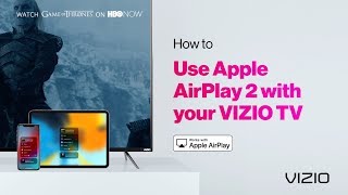 VIZIO SupportSmartCast™  How to use Apple AirPlay 2 [upl. by Acinaj]