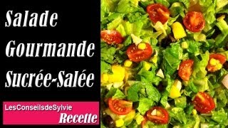 Ep 84  Recette  Salade Gourmande sucréesalée Rééquilibrage alimentaire  Régime [upl. by Fleming]