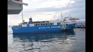 Ship Spotting  Starlite Saturn Passenger Roro Ferry Docking at Port Batangas Philippines [upl. by Braeunig]