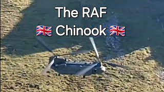 RAF Chinooks rare visitors to the Mach Loop [upl. by Nolyar]