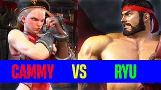 Street Fighter 6▰ Cammy vs Ryu ▰SF6 Gameplay [upl. by Kronick]