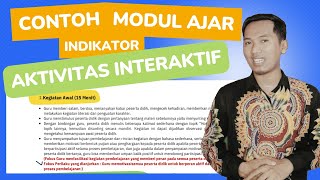 Modul AjarRPP Indikator Aktivitas Interaktif [upl. by Adnilg472]