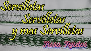 SERVILLETAdeshiladosBoda BautizosETC TissuTejidos [upl. by Letnom]