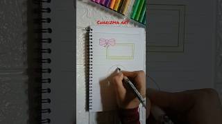 Attractive note ideas diy trending artandcraft viral shorts [upl. by Nela32]