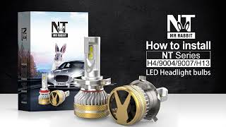 How to install NT H490049007H13 LED headlights  Best headlights [upl. by Pellikka]