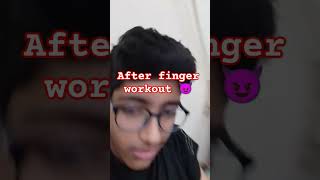 before finger workout vs after finger workout subscribe viral handgrippr shortvideo technogamer [upl. by Maddis]