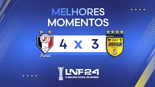 LNF 2024  MELHORES MOMENTOS  Joinville 4 X 3 Jaraguá [upl. by Aneema]