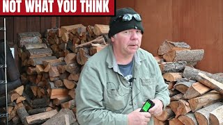 The Science of Drying Firewood  Myth Busting [upl. by Nilhtac]