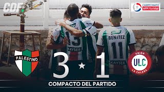 Palestino 3  1 Unión La Calera  Campeonato PlanVital 2020  FECHA 22 [upl. by Stricklan]