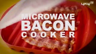 Microwave Bacon Cooker  Lékué TV [upl. by Hewes]