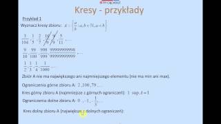 Kresy ale takie w matematyce infimum i supremum inf i sup [upl. by Eudocia]