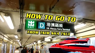 HK Macau Ferry Terminal  How To Go  Travel Guide Hong Kong [upl. by Odlabu730]