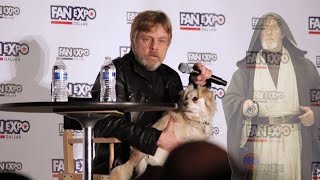 Mark Hamill Channels Sir Alec Guinness Plus Millie Crashes his Panel [upl. by Medovich]