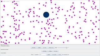 Brownian Motion Simulation Java [upl. by Notanhoj384]