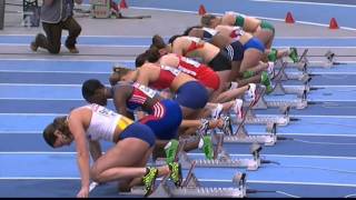 60m Hurdles Women European Athletics Indoor Championships Paris 2011 [upl. by Aiduan]