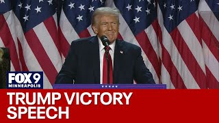 Donald Trumps full victory speech [upl. by Odnama877]