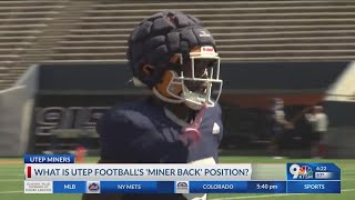 What is UTEP football’s ‘Miner Back’ position [upl. by Tnilk]