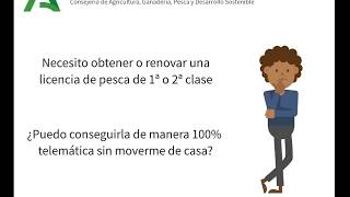 Tramitación telemática de las licencias de pesca marítima de recreo en Andalucía [upl. by Blasius]