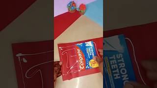 Colgate paste packet reusediy craft [upl. by Yssim]