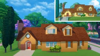 PHINEAS AND FERBS HOUSE  The Sims 4 Speed Build [upl. by Anev397]