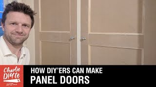 How to Make Panel Doors with Basic Tools Video 16 [upl. by Jobe357]