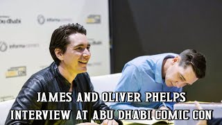 James and Oliver Phelps interview by Khaleej Times [upl. by Orabla]