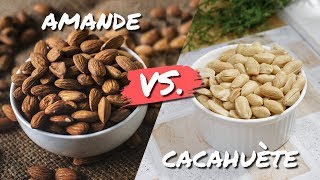 MEILLEUR POUR LA SANTÉ  Amande VS Cacahuète  FOOD FIGHT 1 [upl. by Kolnick708]