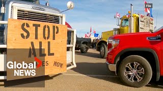 Coutts blockade trial Alberta men receive 65 year prison sentences for border protest [upl. by Asirem]