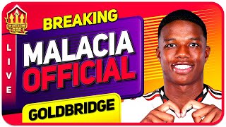 OFFICIAL MALACIA Signs For UNITED Man Utd Transfer News [upl. by Eigriv]