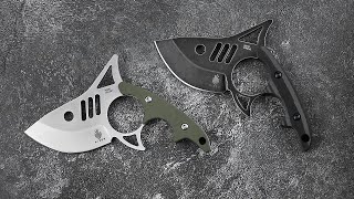 Kizer Kizer The Shark Tooth Fixed Blade Knives N690 Blade with Green G10 Handle [upl. by Bates]