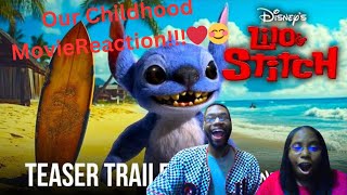 Lilo amp Stitch Official Teaser Trailer Reaction [upl. by Ymrej]