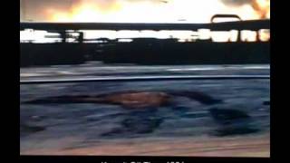 Kuwait Oil Fires 1991 AlbaFireFighters AFF Video 2 [upl. by Aihpled]