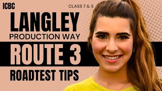 ICBC Langley Road Test Production Way Practice Route  Part 3 [upl. by Clements]