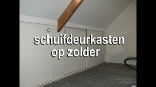 Schuifdeurkasten op zolder te Rotterdam [upl. by Akcired]