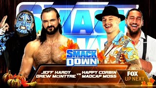 Drew McIntyre amp Jeff Hardy vs Madcap Moss amp Happy Corbin Tag Team  Full Match [upl. by Alemrac875]