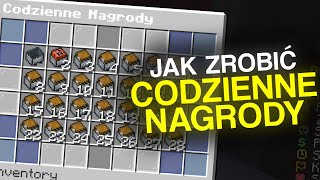 Jak Zrobić DAILY NAGRODY w MINECRAFT Activity Rewarder plugin [upl. by Ahcarb]