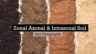 Zonal Azonal amp Intrazonal Soil  Soil Types  Physical Geography  Soil Geography  Geography [upl. by Vudimir]