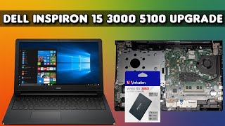 DELL Inspiron 15 3000 5100 SSD Upgrade 2023 [upl. by Novaelc]